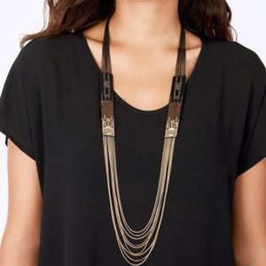 NWT Stella & Dot Jasper Ombre Necklace